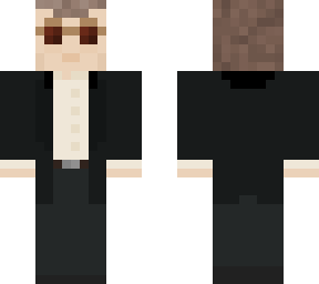 black suit