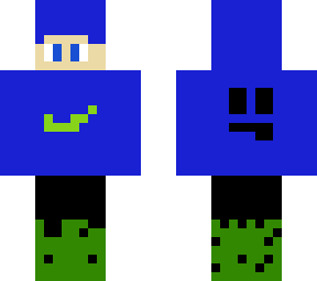 blue and green boy