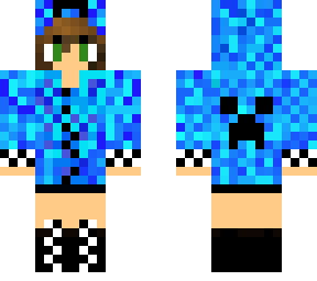 blue creeper girl
