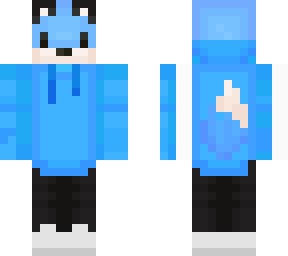 blue fox skin