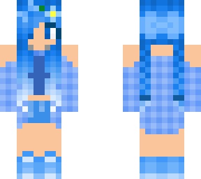 blue girl