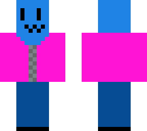 blue man