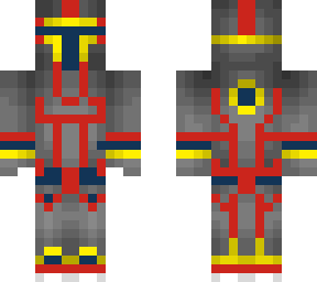 blue,yellow and red knight