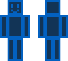 box man 1 (light blue & dark blue)