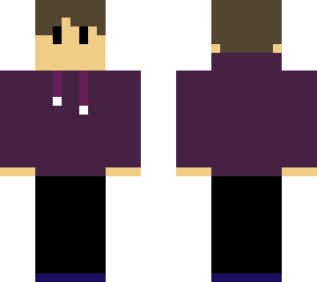 boy with purple hoodie