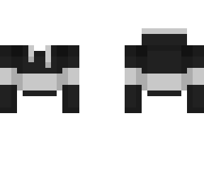 cropped black & white hoodie