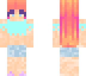 cute summer sunset girl