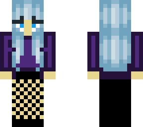 e-girl with fishnet pants