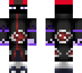 enderman akatsuki purple chakra