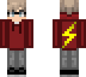 flash hoodie nerd boy
