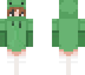 frog with brown hair
