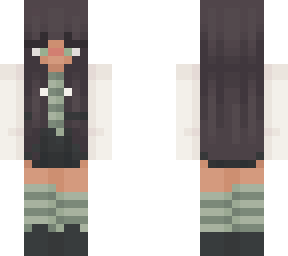 girl in slytherin uniform