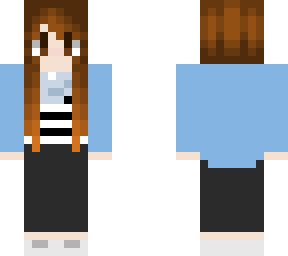 girl with blue jacket
