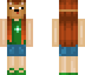 girl with derp cat noob mask