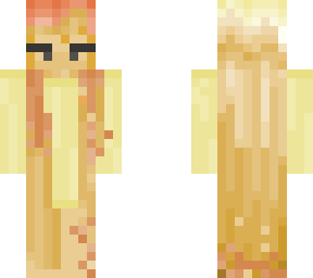 glowing fire hair base & outfit
