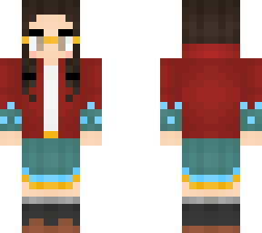 goay but red/blue outfit