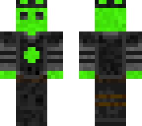 green dude in black armor