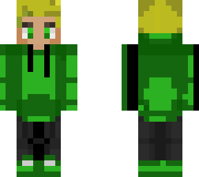 green purple guy