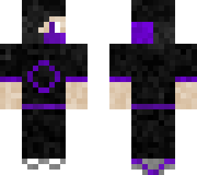 masked purple emo