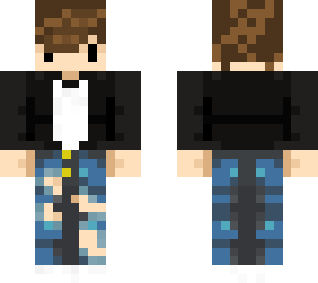 me but a minecraft skin fancy version