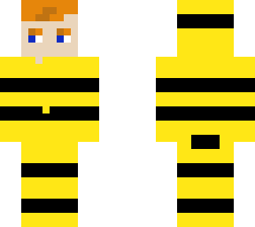 me in a bee costume.