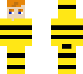 me in a bee costume.
