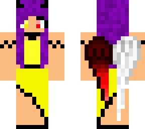 my half angel and half devil skin