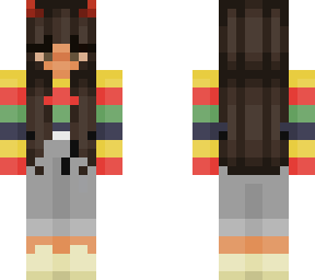 pale rainbow striped shirt (girl)