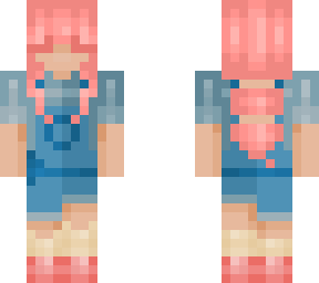 pink haired girl uwu
