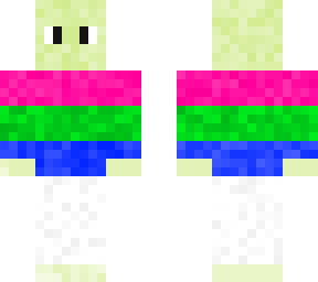 pride series: frog with p0ly flag sweater