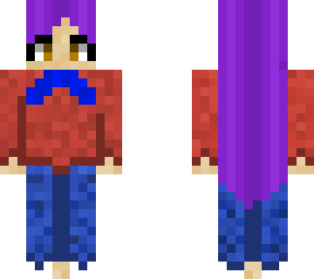 purple person
