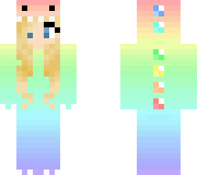rainbow dino girl