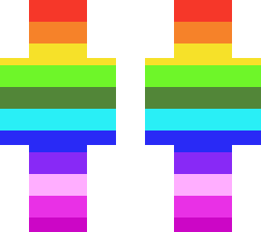rainbow skin