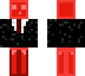 red slime in suit