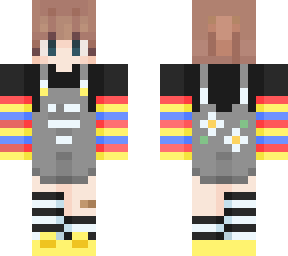 small edit on non-binary clowncore skin (not originally mine)