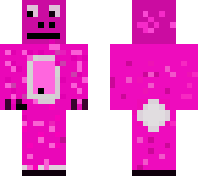 surprised pink bunny