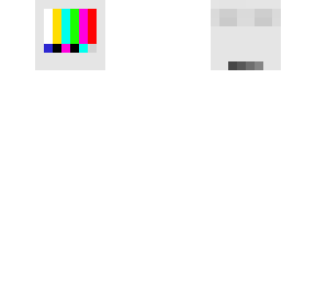 white tv head template