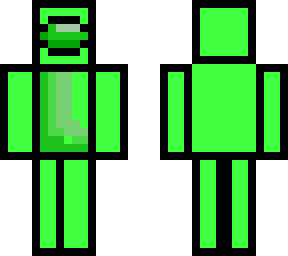 among us skin green