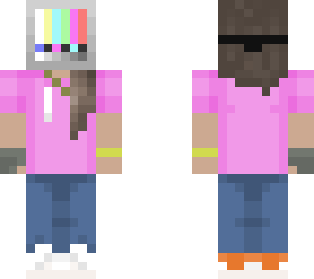 black toe and television mask - girlfriend edition