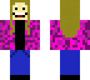 blond girl camo