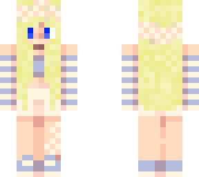 blonde flower girl