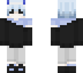 blue demon guy