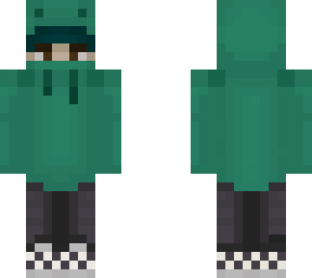 blue hair boi w frog hoodie