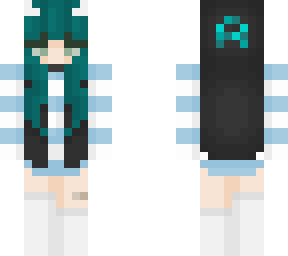 blue hair girl