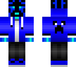 blue hoodie frozen demon