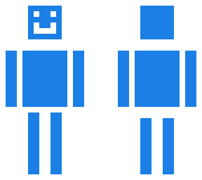 blue retro thing