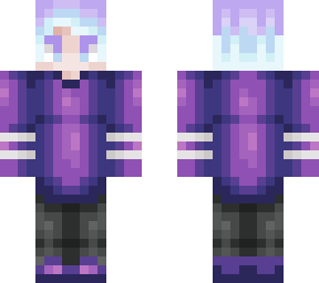 cool purple pog skin