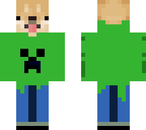 creeper hoodie doge