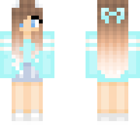cute blue bear girl