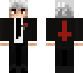 demonic guy in a suit
